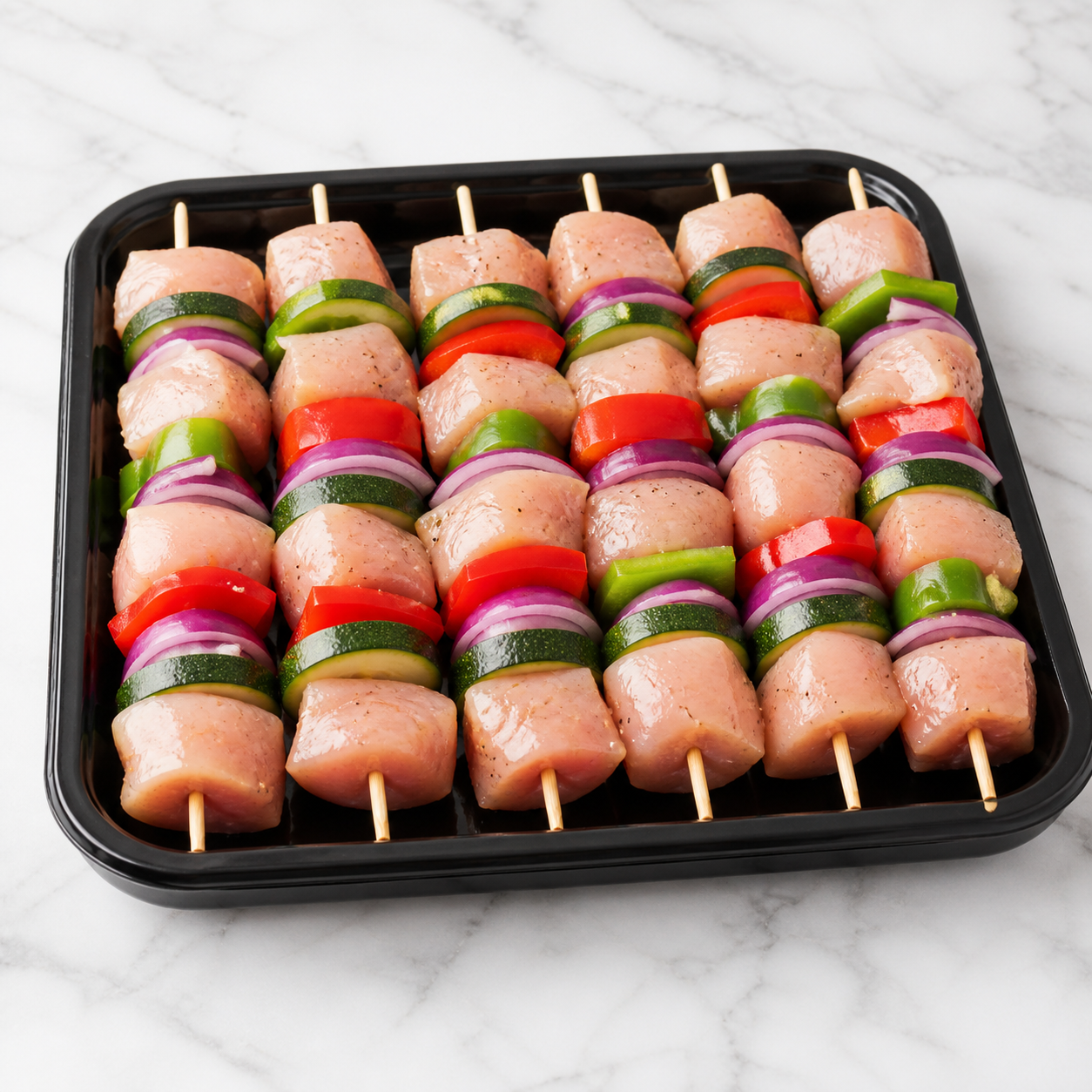 Chicken Vegetable Kebab