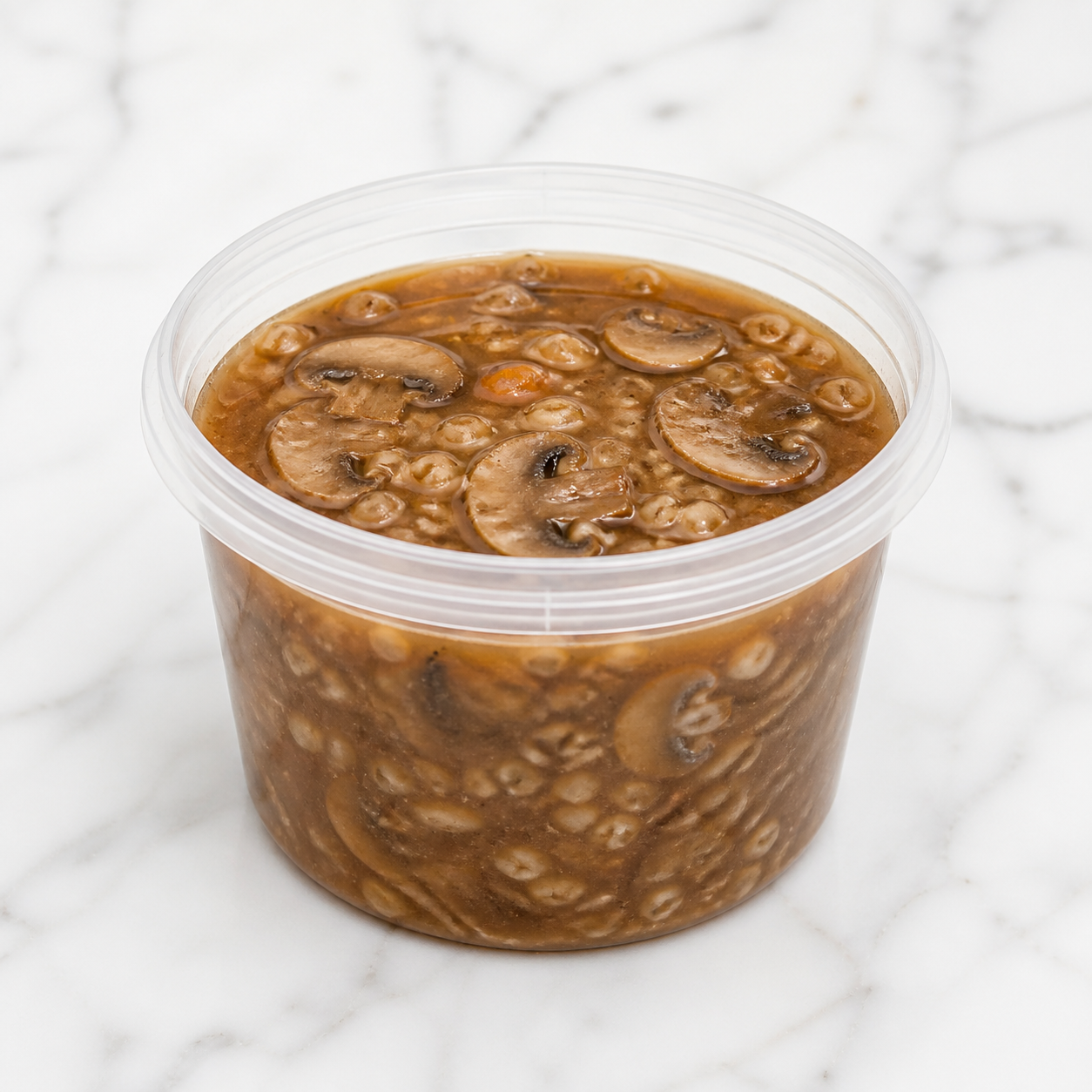 MUSHROOM BARLEY SOUP - Medium (1 Lb)