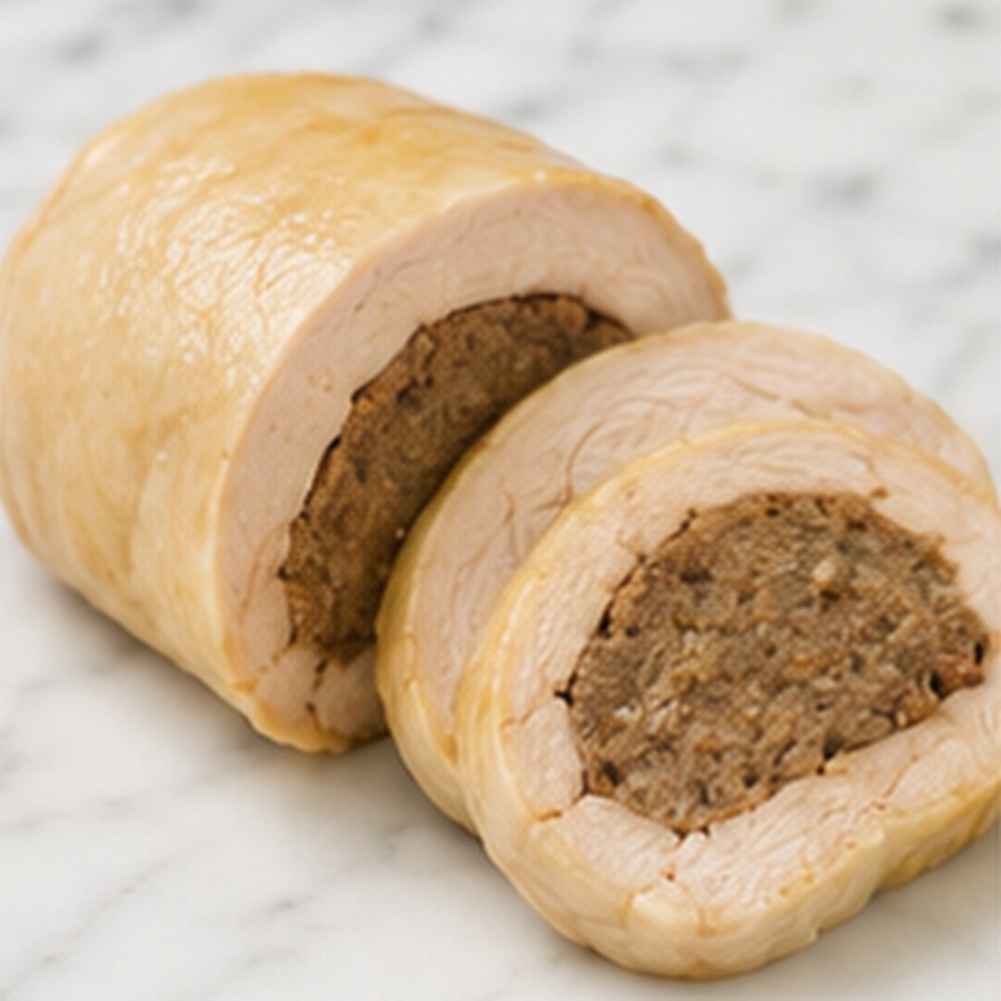 PICKLED CHICKEN ROLL W/KISHKA