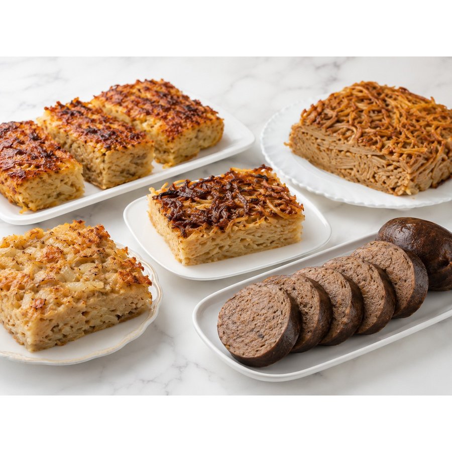 SALT PEPPER KUGEL TRAY SLICE