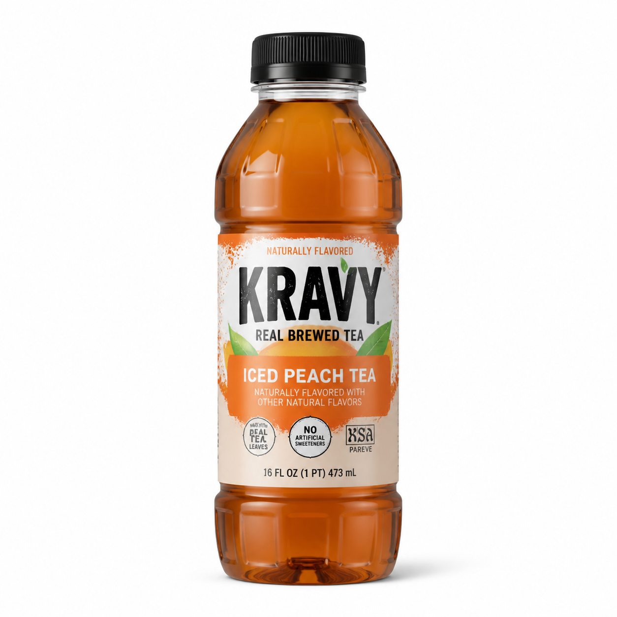 KRAVY ICED PEACH TEA