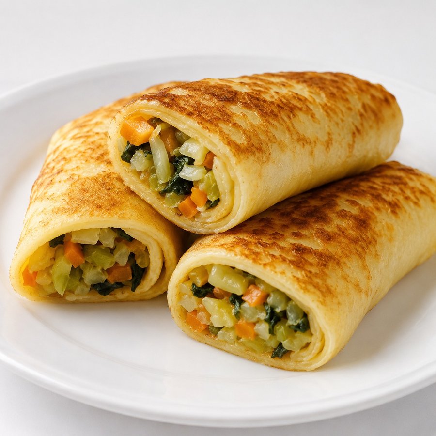VEGETABLE BLINTZ