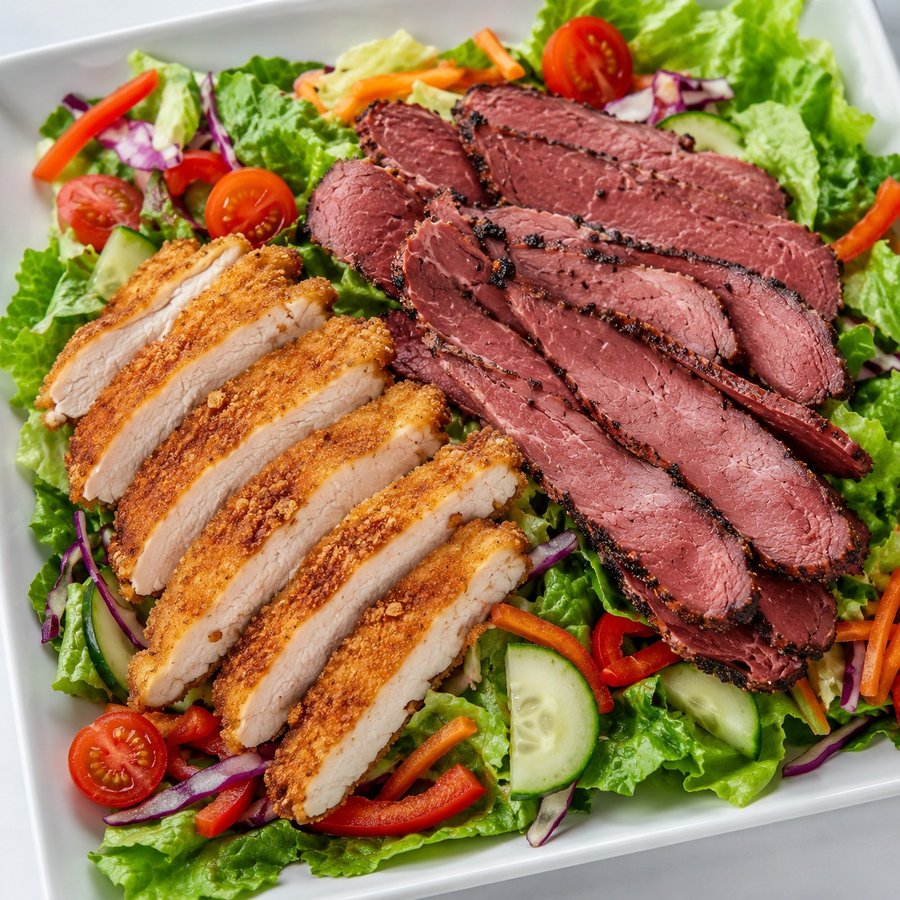 SCHNITSEL PASTRAMI SALAD