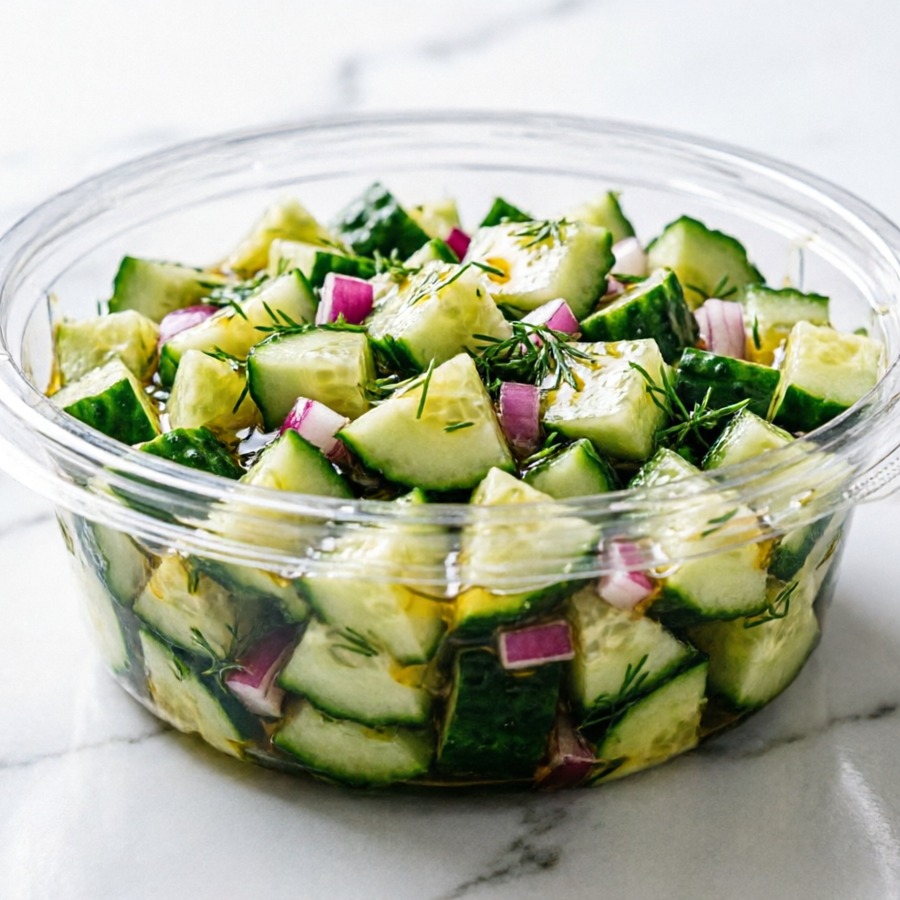 CUCUMBER SALAD MEDIUM (16oz)
