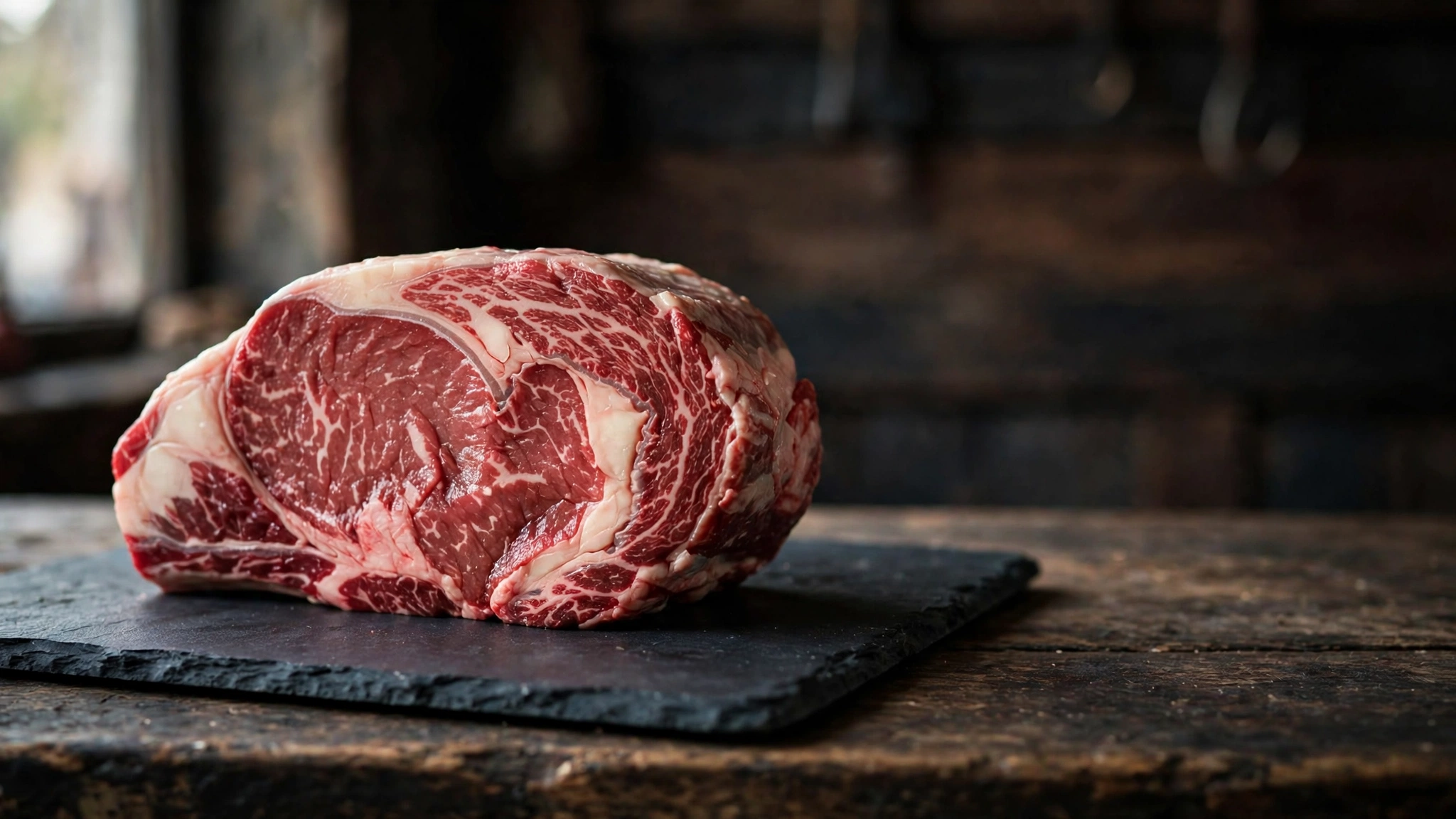 Fresh-cut kosher ribeye steak — Satmar Meats Boro Park